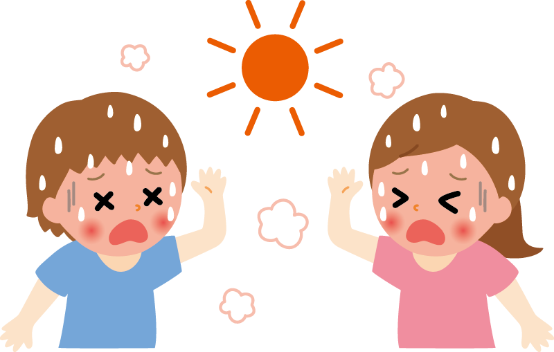暑い日が。。。